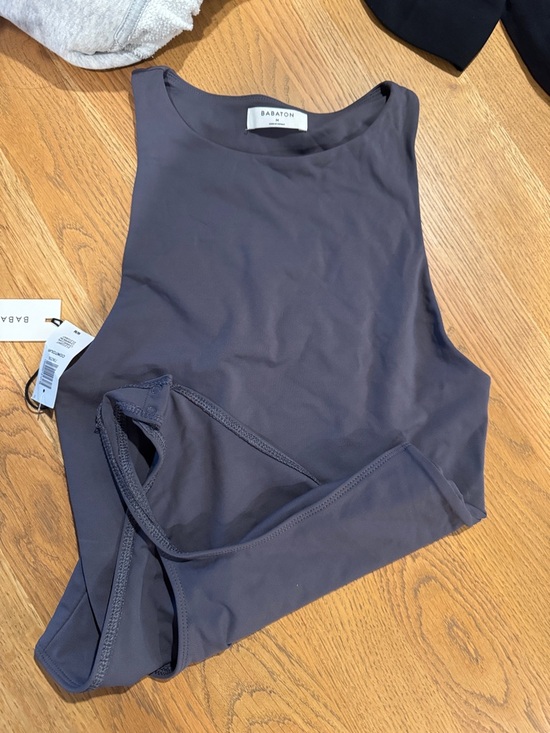 Babaton Slate Gray high neck bodysuit - Picture 5 of 5